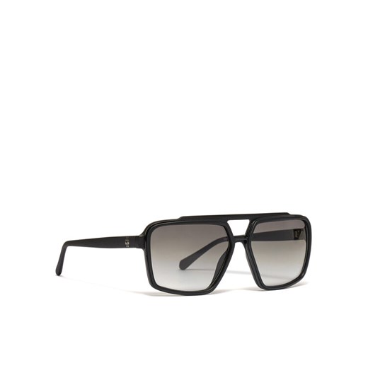 Guess Okulary przeciwsłoneczne GU00076 Czarny ze sklepu MODIVO w kategorii Okulary przeciwsłoneczne męskie - zdjęcie 186200493