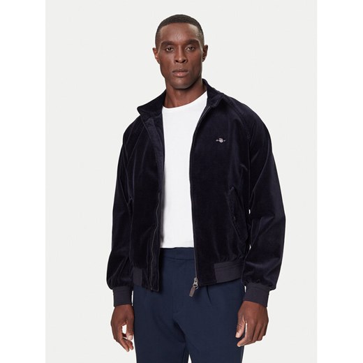Gant Kurtka bomber Corduroy 7006547 Granatowy Regular Fit ze sklepu MODIVO w kategorii Kurtki męskie - zdjęcie 186200504