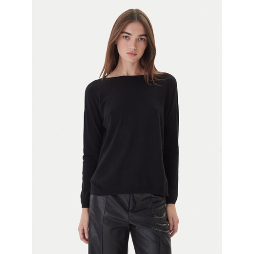 Kontatto Sweter 3M0800C Czarny Regular Fit - id: 0000305815392 - marki Kontatto - 186200540 Kontatto Sweter 3M0800C Czarny Regular Fit ze sklepu MODIVO w kategorii Swetry damskie - zdjęcie 186200540