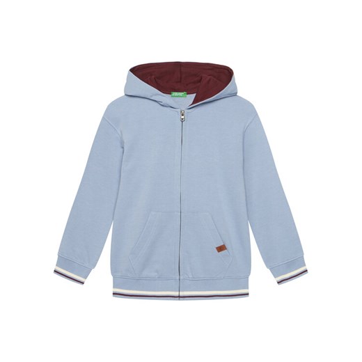 United Colors Of Benetton Bluza 32N4C505B Błękitny Regular Fit ze sklepu MODIVO w kategorii Bluzy chłopięce - zdjęcie 186200582