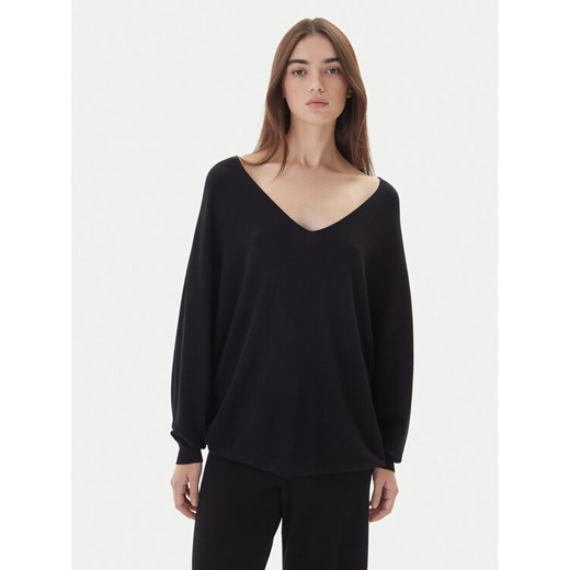 Kontatto Sweter 3M0815C Czarny Relaxed Fit ze sklepu MODIVO w kategorii Swetry damskie - zdjęcie 186200591