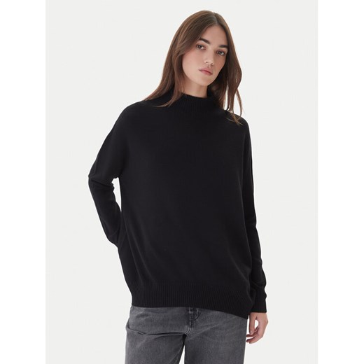 Kontatto Sweter 3M0822C Czarny Relaxed Fit ze sklepu MODIVO w kategorii Swetry damskie - zdjęcie 186200593