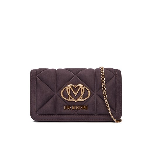 LOVE MOSCHINO Torebka JC5640PP0NKE0650 Fioletowy ze sklepu MODIVO w kategorii Kopertówki - zdjęcie 186200633