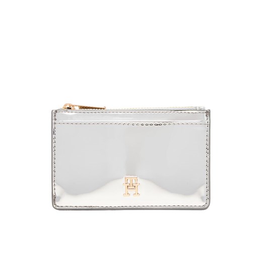 Tommy Hilfiger Etui na karty kredytowe Long Cc Holder Met AW0AW18038 Srebrny ze sklepu MODIVO w kategorii Etui - zdjęcie 186200654
