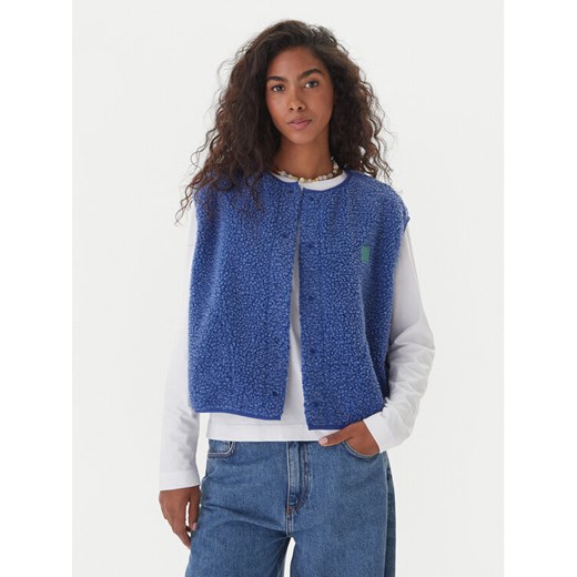 Quiksilver Kamizelka EQWPF03002 Niebieski Regular Fit ze sklepu MODIVO w kategorii Kamizelki damskie - zdjęcie 186200664