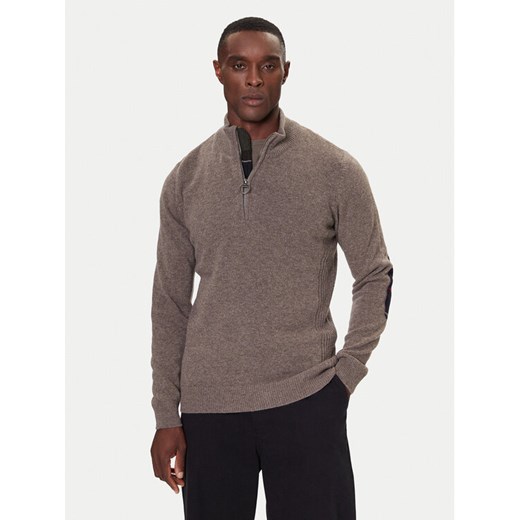 Barbour Sweter Holden MKN0837OL76 Zielony Regular Fit ze sklepu MODIVO w kategorii Swetry męskie - zdjęcie 186200692
