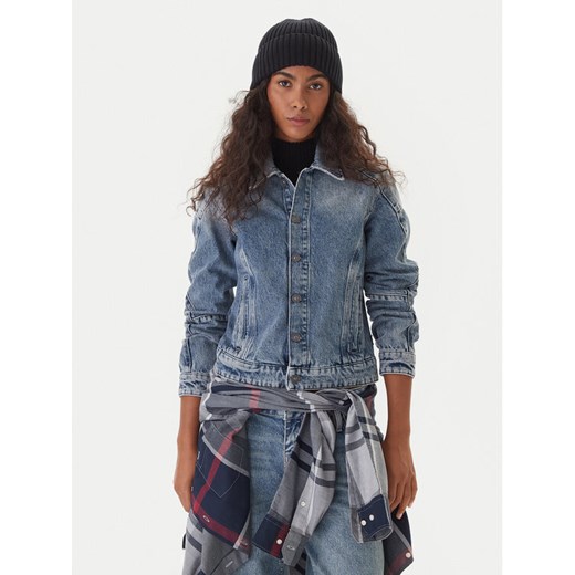 G-Star Raw Kurtka jeansowa Kitoh 3D D26776 E207 Niebieski Regular Fit ze sklepu MODIVO w kategorii Kurtki damskie - zdjęcie 186200704