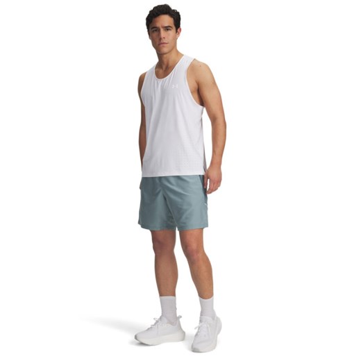 Męskie spodenki do biegania Under Armour UA LAUNCH PRO 2n1 - niebieskie ze sklepu Sportstylestory.com w kategorii Spodenki męskie - zdjęcie 186202033