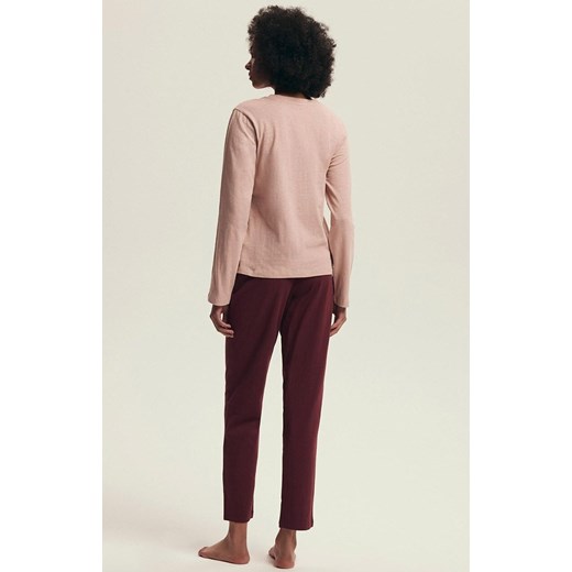 Henderson bawełniana piżama damska Dorla 43733-40X, Kolor różowo-bordowy, Rozmiar S, Henderson ze sklepu Primodo w kategorii Piżamy damskie - zdjęcie 186202171