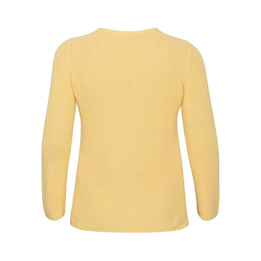 KAFFE curve Sweter w kolorze żółtym XL Limango Polska okazja