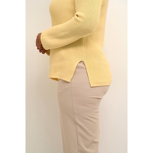 KAFFE curve Sweter w kolorze żółtym S promocja Limango Polska