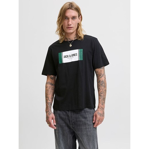 Jack &amp; Jones Koszulka w kolorze czarnym ze sklepu Limango Polska w kategorii T-shirty męskie - zdjęcie 186203031