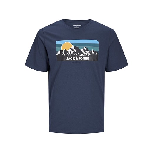 Jack &amp; Jones Koszulka w kolorze granatowym ze sklepu Limango Polska w kategorii T-shirty męskie - zdjęcie 186203253