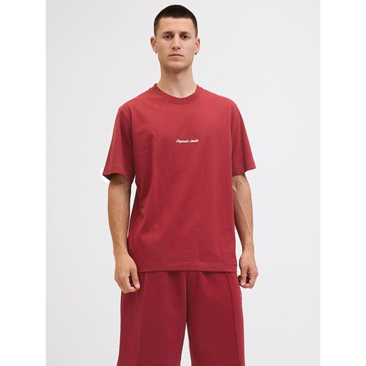 Jack &amp; Jones Koszulka w kolorze czerwonym ze sklepu Limango Polska w kategorii T-shirty męskie - zdjęcie 186203371