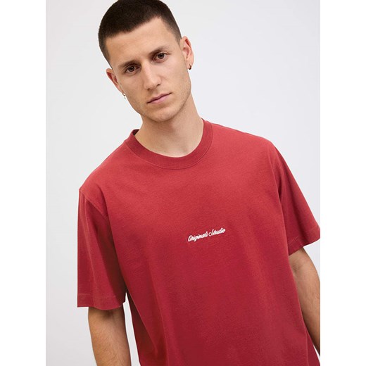Jack &amp; Jones Koszulka w kolorze czerwonym Jack & Jones L okazyjna cena Limango Polska