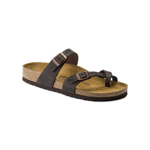 Birkenstock Skórzane japonki "Mayari" w kolorze czarnym 38 promocja Limango Polska