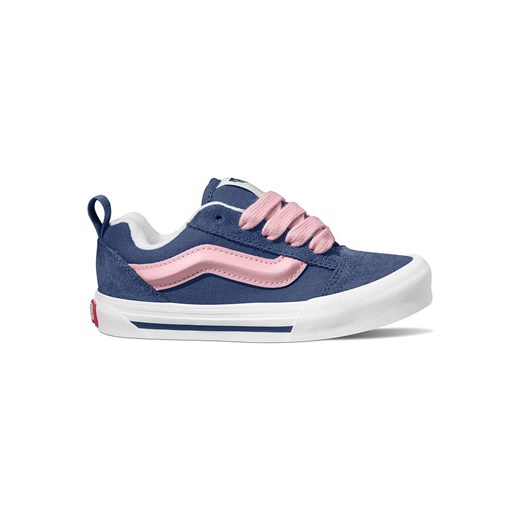Vans Skórzane sneakersy &quot;Knu Skool&quot; w kolorze niebieskim ze sklepu Limango Polska w kategorii Trampki dziecięce - zdjęcie 186203564