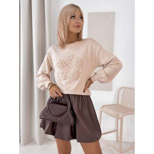 sweter marco beżowy one size ONE SIZE UBRA