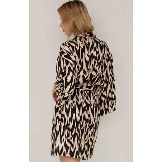 Mefemi szlafrok damski kimono Tristane, Kolor czarny, Rozmiar S, Mefemi ze sklepu Intymna w kategorii Szlafroki damskie - zdjęcie 186204572