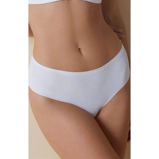 Bezszwowe figi damskie białe Braga 502, Kolor biały, Rozmiar L, Selene ze sklepu Intymna w kategorii Majtki damskie - zdjęcie 186204663