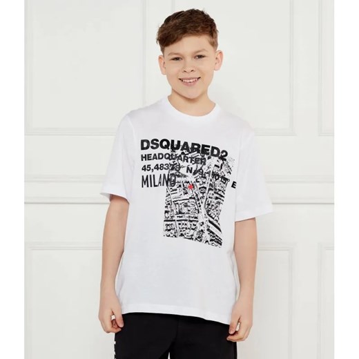 Dsquared2 T-shirt | Loose fit ze sklepu Gomez Fashion Store w kategorii Bluzki dziewczęce - zdjęcie 186204900