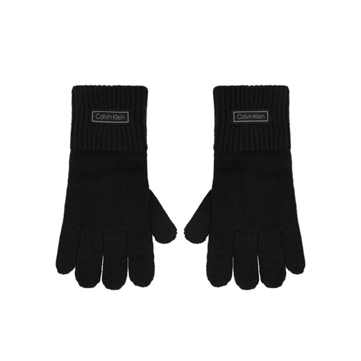 Rękawiczki Calvin Klein LV14F8041G Czarny ze sklepu eobuwie.pl w kategorii Rękawiczki męskie - zdjęcie 186205771