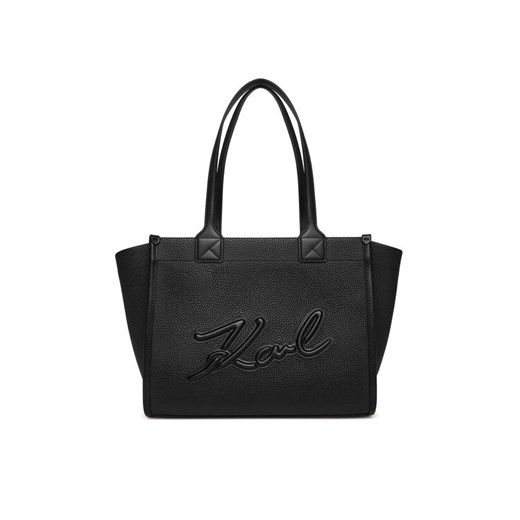 Torebka KARL LAGERFELD A4W30258 Czarny ze sklepu eobuwie.pl w kategorii Torby Shopper bag - zdjęcie 186205780