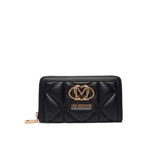 LOVE MOSCHINO Portfel JC5644PP0NLC0000 Czarny - id: 8059987909723 - marki Love Moschino - 186205904 LOVE MOSCHINO Portfel JC5644PP0NLC0000 Czarny ze sklepu MODIVO w kategorii Portfele damskie - zdjęcie 186205904