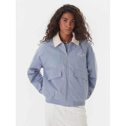 Roxy Kurtka przejściowa ERJJK03672 Niebieski Regular Fit ze sklepu MODIVO w kategorii Kurtki damskie - zdjęcie 186205913