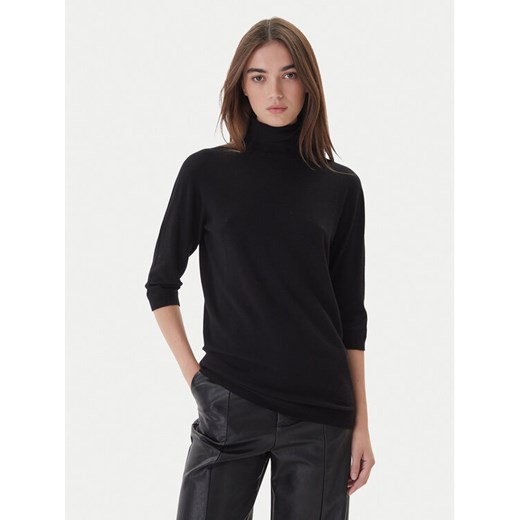 Kontatto Golf 3M0823C Czarny Regular Fit ze sklepu MODIVO w kategorii Swetry damskie - zdjęcie 186205971