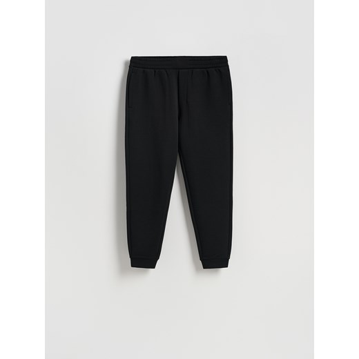 Reserved - Spodnie dresowe slim fit - czarny - id: 6687L-99X - marki Reserved - 186207364 Reserved - Spodnie dresowe slim fit - czarny ze sklepu Reserved w kategorii Spodnie męskie - zdjęcie 186207364