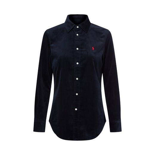 Polo Ralph Lauren Damska koszula sztruksowa Kobiety Bawełna granatowy jednolity ze sklepu vangraaf w kategorii Koszule damskie - zdjęcie 186207872