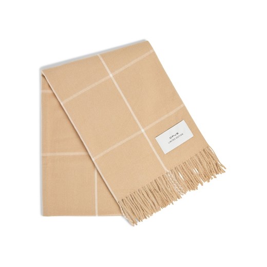 Opus Szalik damski - Avidane Kobiety wielbłądzi w kratkę ze sklepu vangraaf w kategorii Szaliki i chusty damskie - zdjęcie 186207913