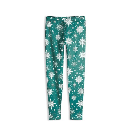 GATE Wzorzyste ocieplane legginsy 3Y ze sklepu gateshop w kategorii Spodnie dziewczęce - zdjęcie 186208013