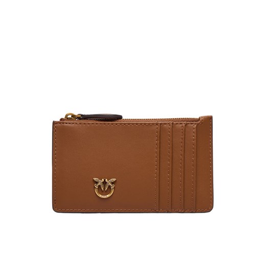Etui na karty kredytowe PINKO Airone Cardholder. AI 23-24 PCPL 100251 A0GK Brązowy ze sklepu eobuwie.pl w kategorii Etui - zdjęcie 186209710
