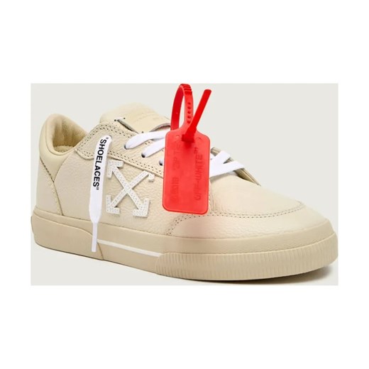 OFF-WHITE Skórzane sneakersy VULC LOW ze sklepu Gomez Fashion Store w kategorii Buty sportowe męskie - zdjęcie 186211013