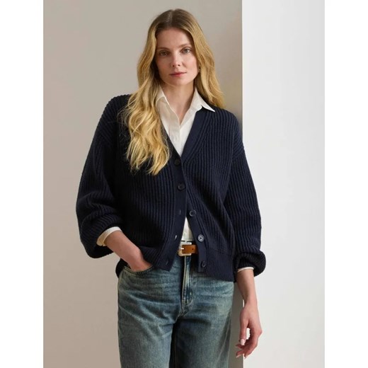 LAUREN RALPH LAUREN Wełniany kardigan | Regular Fit ze sklepu Gomez Fashion Store w kategorii Swetry damskie - zdjęcie 186211100