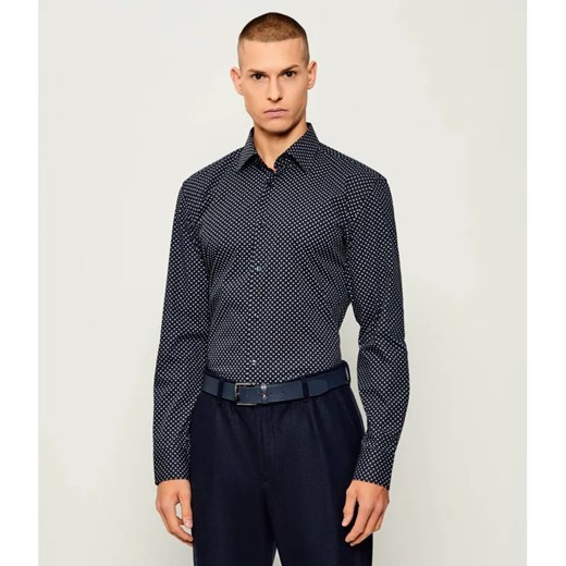 BOSS BLACK Koszula H-HANK-kent-C1-214 | Slim Fit | stretch ze sklepu Gomez Fashion Store w kategorii Koszule męskie - zdjęcie 186211124