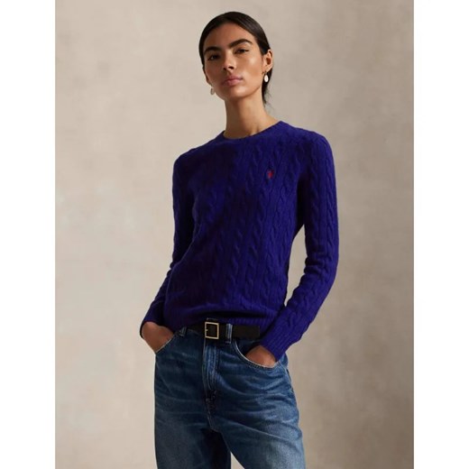 POLO RALPH LAUREN Wełniany sweter JULIANNA | Regular Fit | z dodatkiem kaszmiru ze sklepu Gomez Fashion Store w kategorii Swetry damskie - zdjęcie 186211134