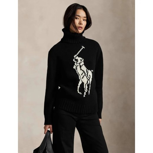 POLO RALPH LAUREN Wełniany golf | Regular Fit ze sklepu Gomez Fashion Store w kategorii Swetry damskie - zdjęcie 186211171