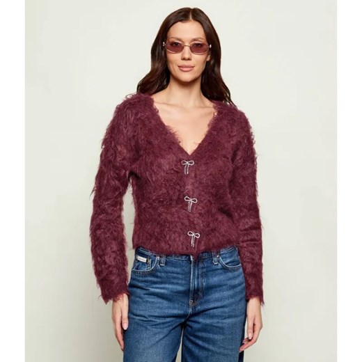 GUESS Kardigan TOMIKO | z dodatkiem wełny ze sklepu Gomez Fashion Store w kategorii Swetry damskie - zdjęcie 186211174