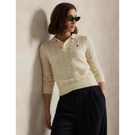 POLO RALPH LAUREN Wełniany sweter | Slim Fit | z dodatkiem kaszmiru Polo Ralph Lauren M Gomez Fashion Store