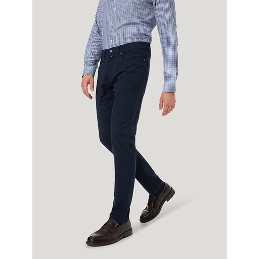 Pierre Cardin Spodnie sztruksowe "Lyon" w kolorze granatowym Pierre Cardin W38/L32 okazja Limango Polska