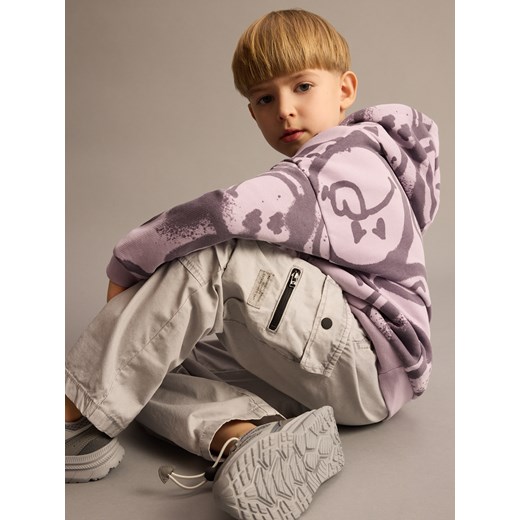 Reserved - Bluza SmileyWorld® - fioletowy ze sklepu Reserved w kategorii Bluzy chłopięce - zdjęcie 186212832