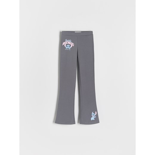 Reserved - Spodnie Lilo i Stitch - ciemnoszary ze sklepu Reserved w kategorii Spodnie dziewczęce - zdjęcie 186213301