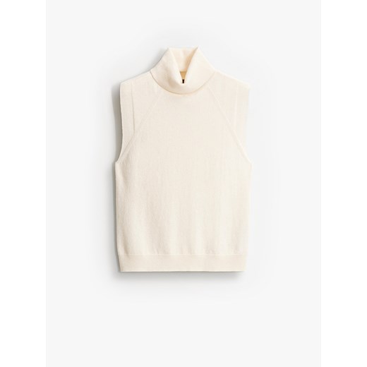 Mohito - Wełniany golf - kremowy ze sklepu Mohito w kategorii Swetry damskie - zdjęcie 186214310