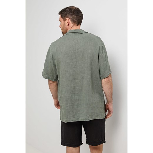 Rodier Lin Lniana koszulka polo w kolorze khaki Rodier Lin M/L promocyjna cena Limango Polska