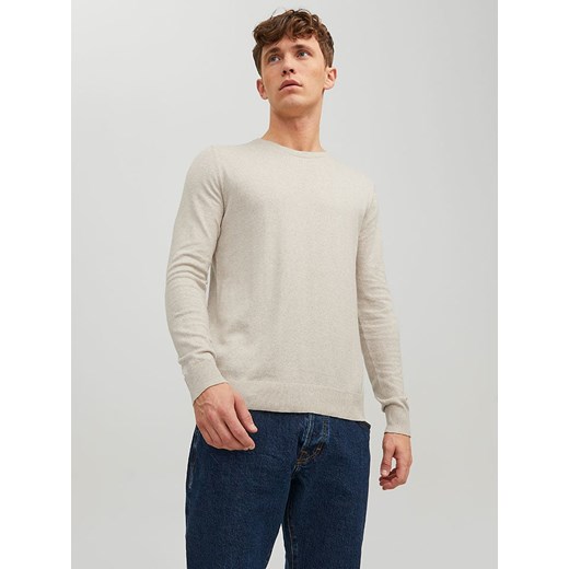 Jack &amp; Jones Sweter w kolorze kremowym Jack & Jones XXL okazyjna cena Limango Polska
