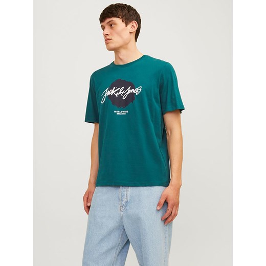 Jack &amp; Jones Koszulka w kolorze morskim ze sklepu Limango Polska w kategorii T-shirty męskie - zdjęcie 186215571