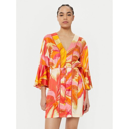 Maaji Sukienka letnia Jungle Palm PT2472CPO007 Pomarańczowy Regular Fit ze sklepu MODIVO w kategorii Sukienki - zdjęcie 186215783